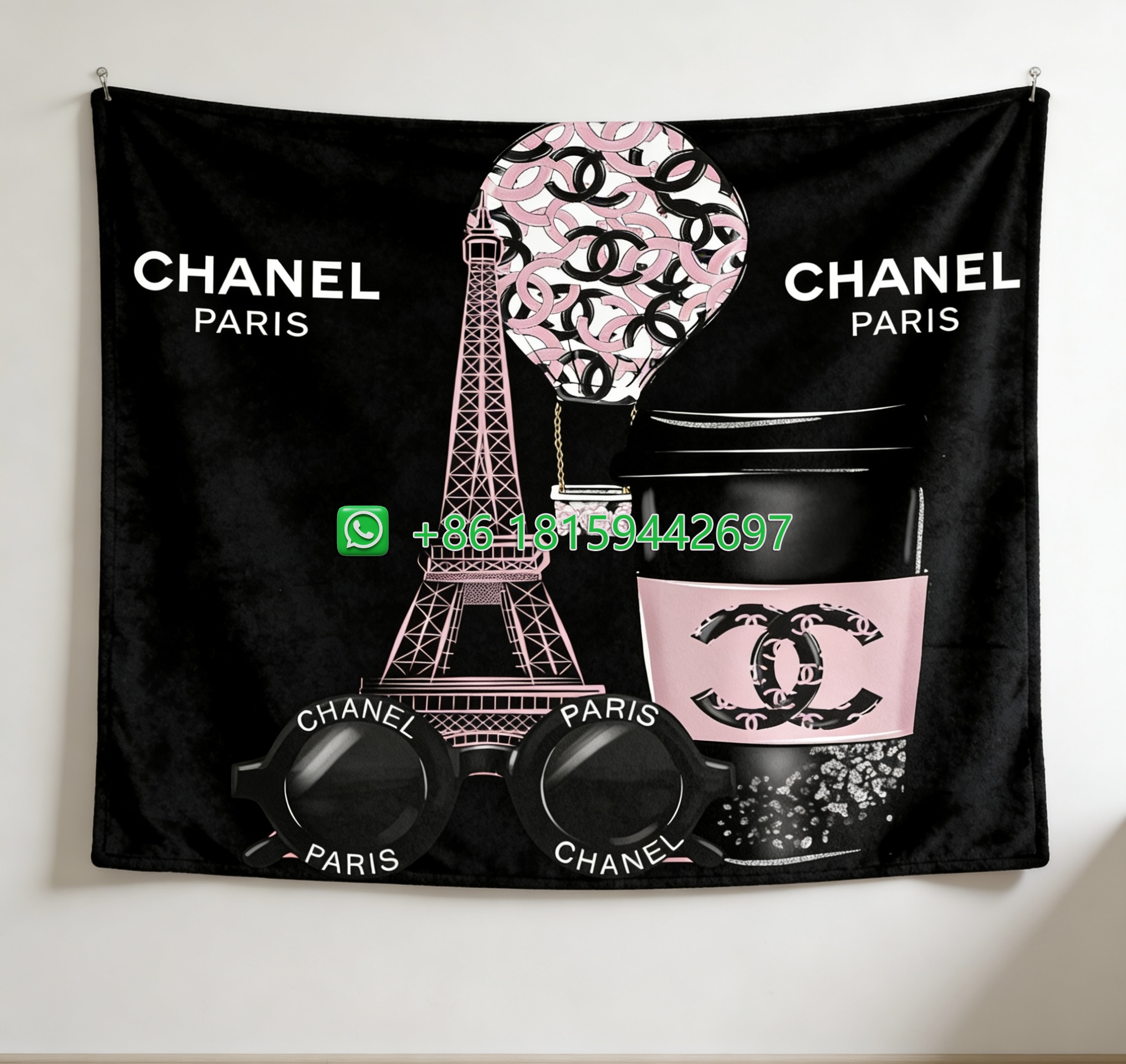 Chanel Throw Blankets
